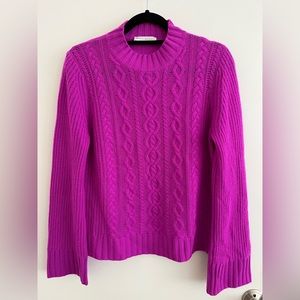 Purple White + Warren Cashmere Sweater